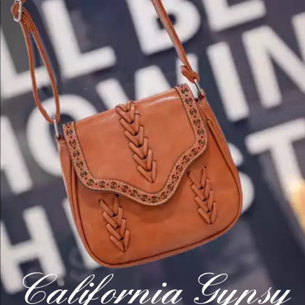 Western Tooled Boho Chic Bag - Picture 3 of 12